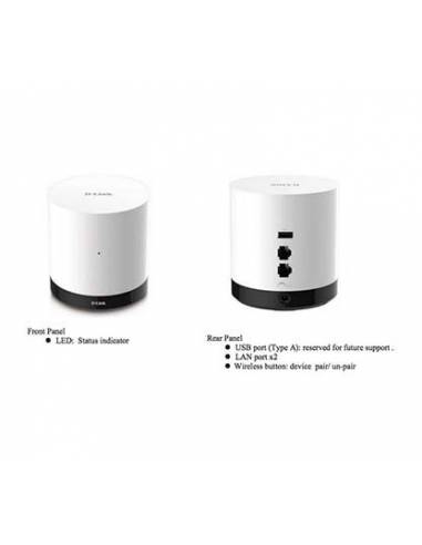 D-Link DCH-G020 mydlink Connected Home Hub - Gateway used to control a variety of Z-Wave home sensors to automate your home - Si